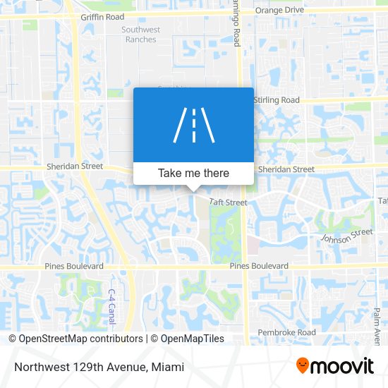 Northwest 129th Avenue map