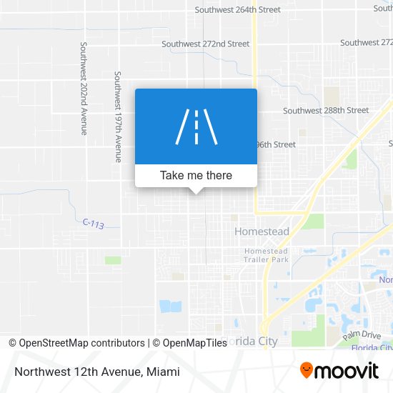 Northwest 12th Avenue map