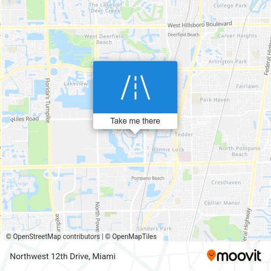 Northwest 12th Drive map