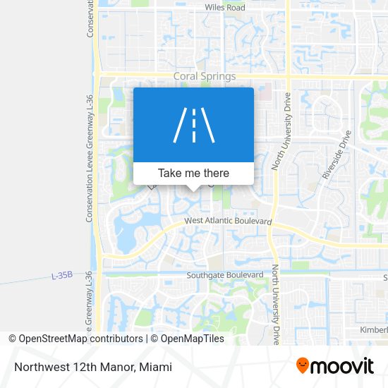 Mapa de Northwest 12th Manor