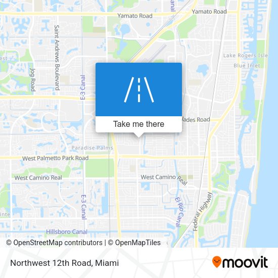 Mapa de Northwest 12th Road
