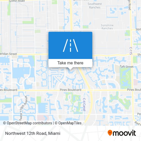 Mapa de Northwest 12th Road