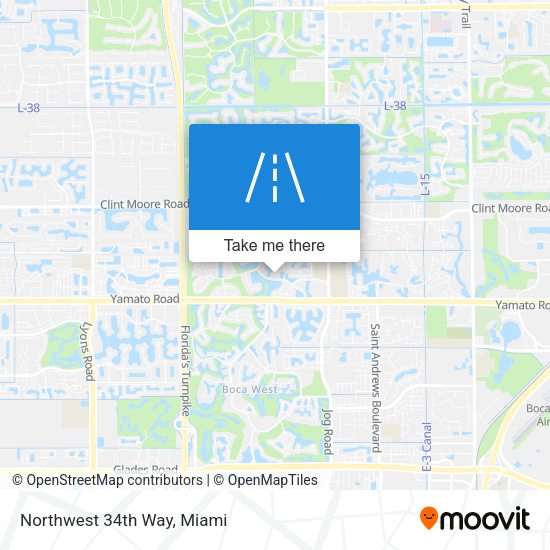 Mapa de Northwest 34th Way