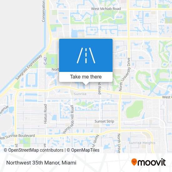 Mapa de Northwest 35th Manor