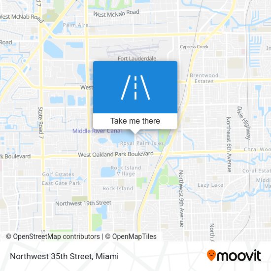 Mapa de Northwest 35th Street