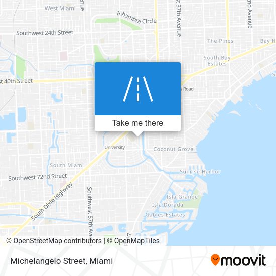 Mapa de Michelangelo Street