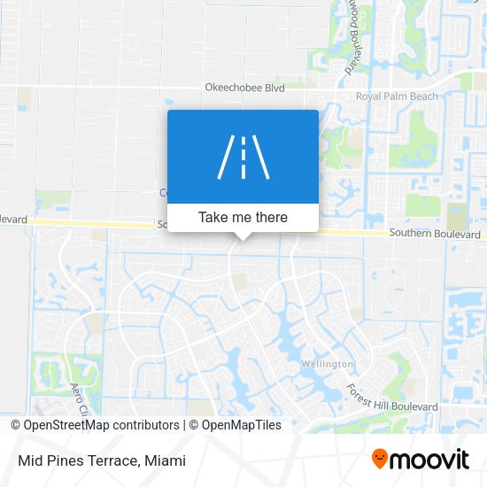 Mid Pines Terrace map