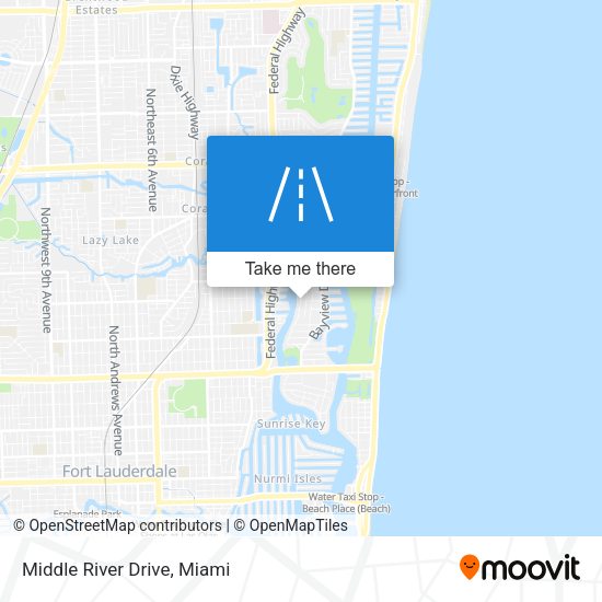Mapa de Middle River Drive