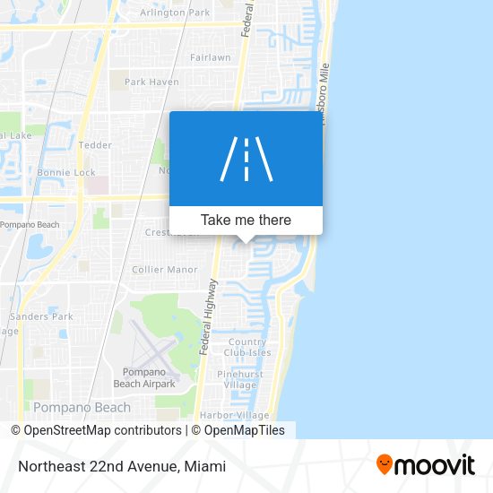 Mapa de Northeast 22nd Avenue