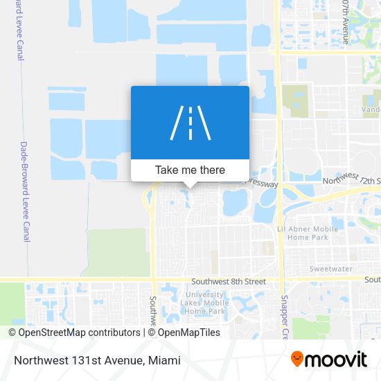 Northwest 131st Avenue map