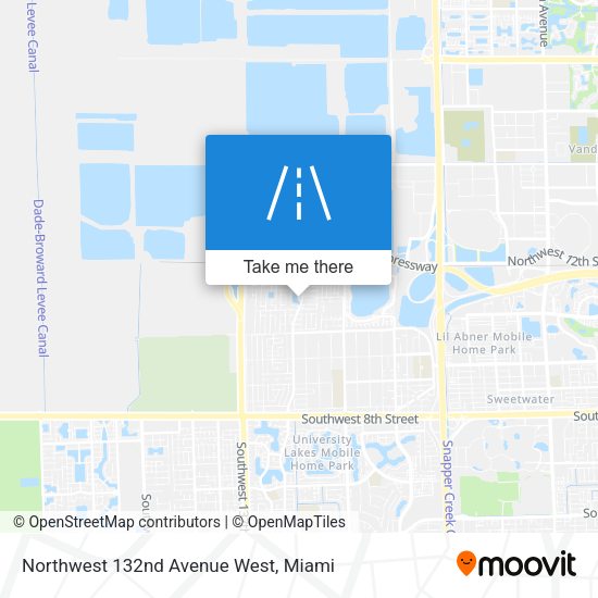 Northwest 132nd Avenue West map