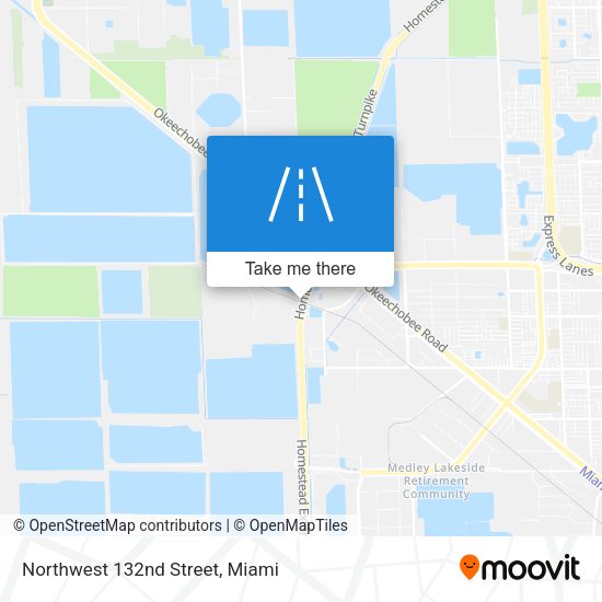Mapa de Northwest 132nd Street