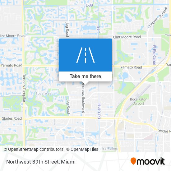 Mapa de Northwest 39th Street