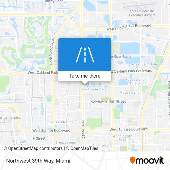 Northwest 39th Way map