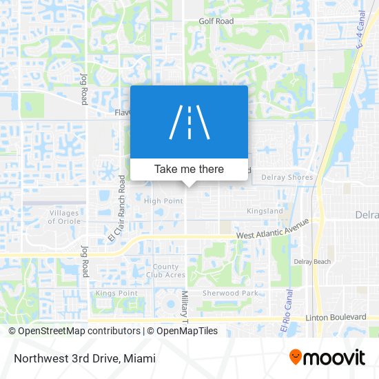 Northwest 3rd Drive map