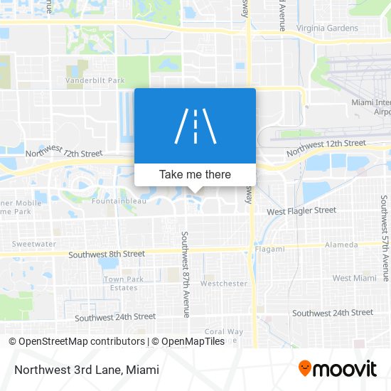 Mapa de Northwest 3rd Lane