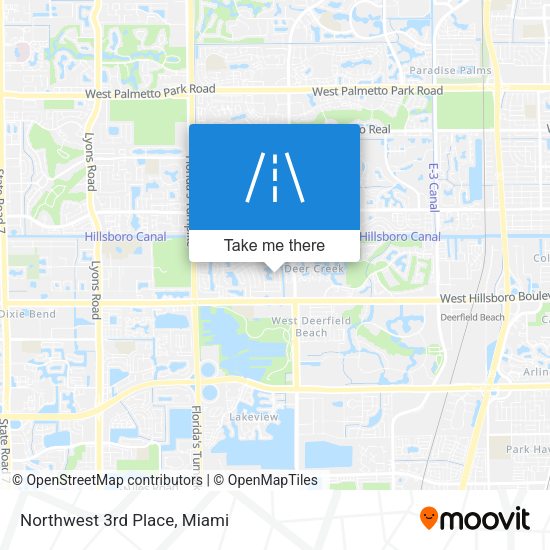 Mapa de Northwest 3rd Place