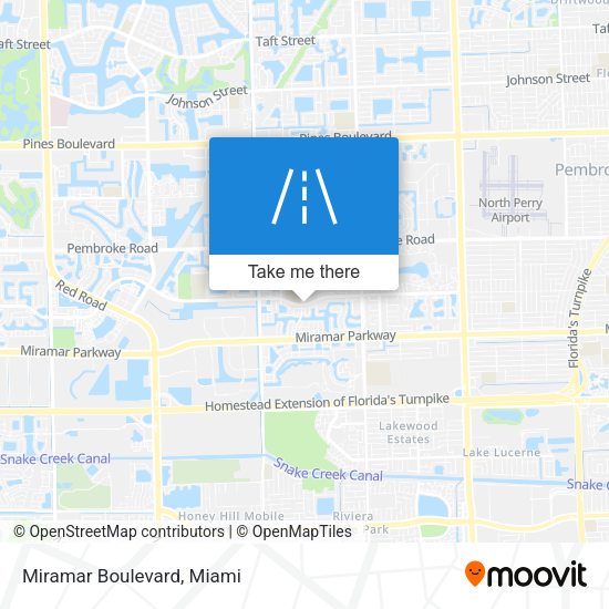 Mapa de Miramar Boulevard