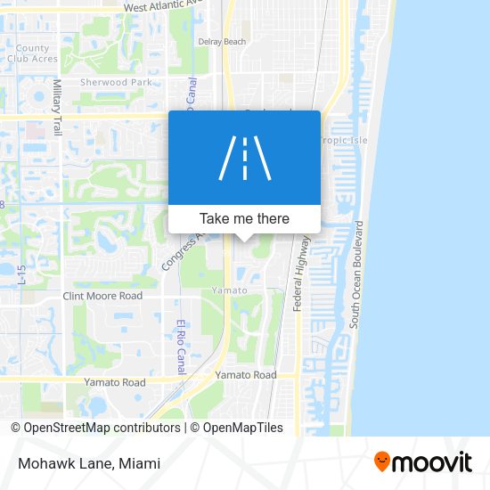 Mapa de Mohawk Lane