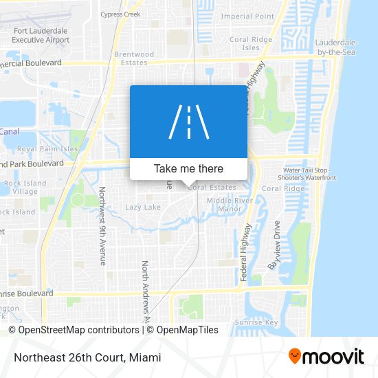 Mapa de Northeast 26th Court