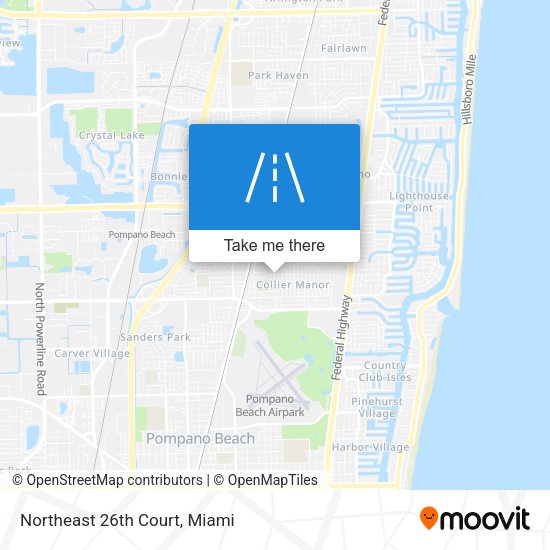 Northeast 26th Court map