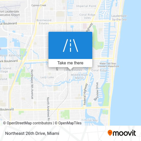 Mapa de Northeast 26th Drive