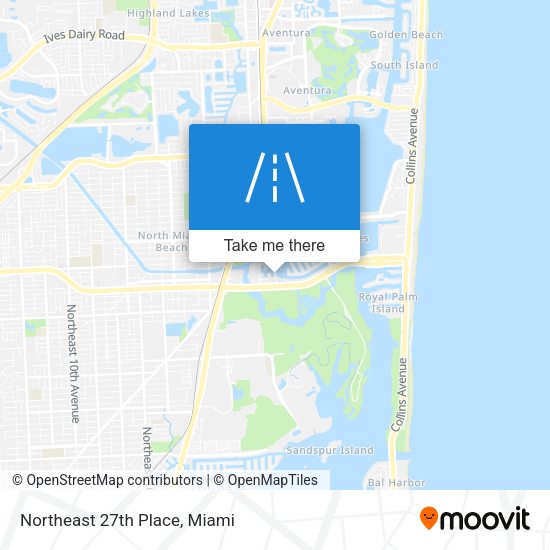 Mapa de Northeast 27th Place