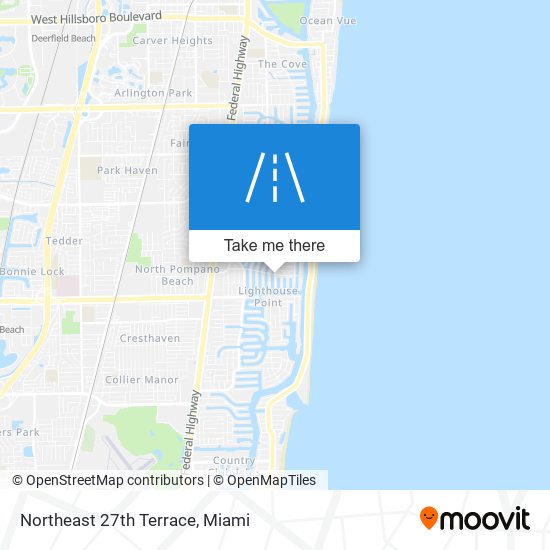 Mapa de Northeast 27th Terrace