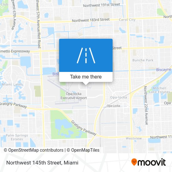 Mapa de Northwest 145th Street