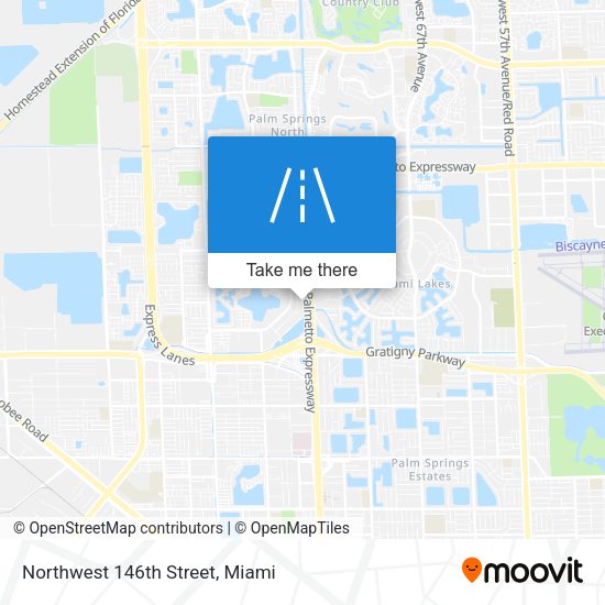 Northwest 146th Street map