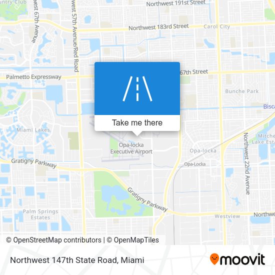 Northwest 147th State Road map