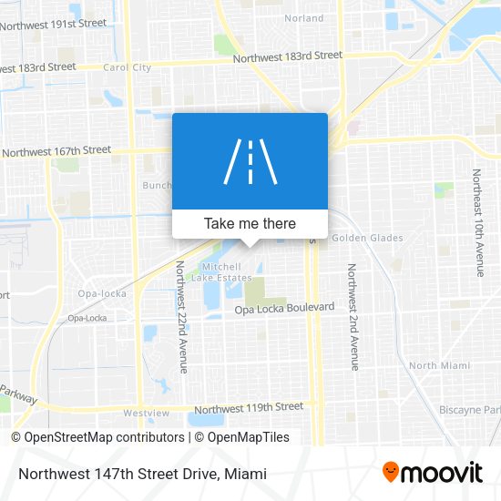 Northwest 147th Street Drive map