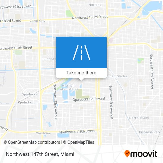 Northwest 147th Street map