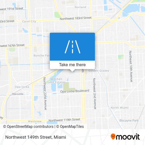 Mapa de Northwest 149th Street