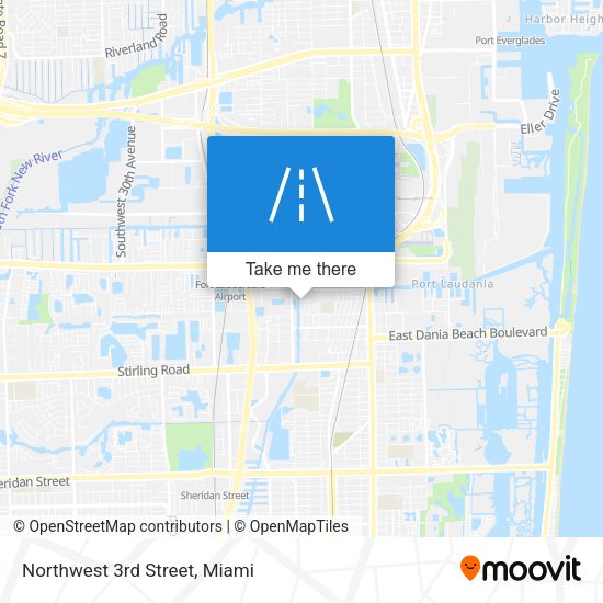 Mapa de Northwest 3rd Street
