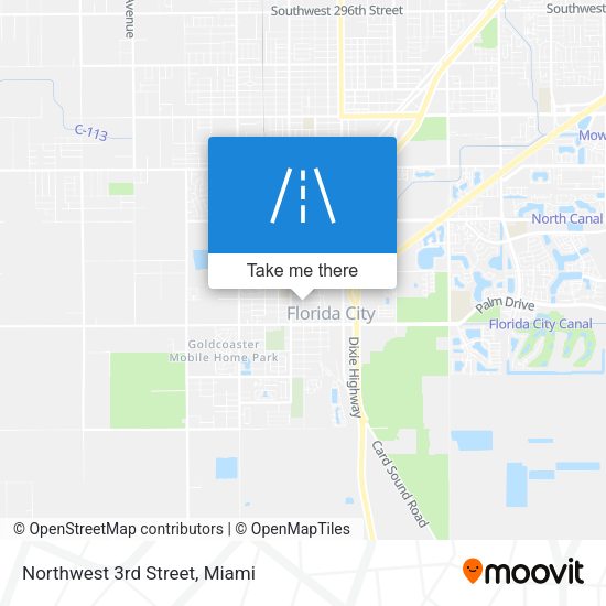 Mapa de Northwest 3rd Street