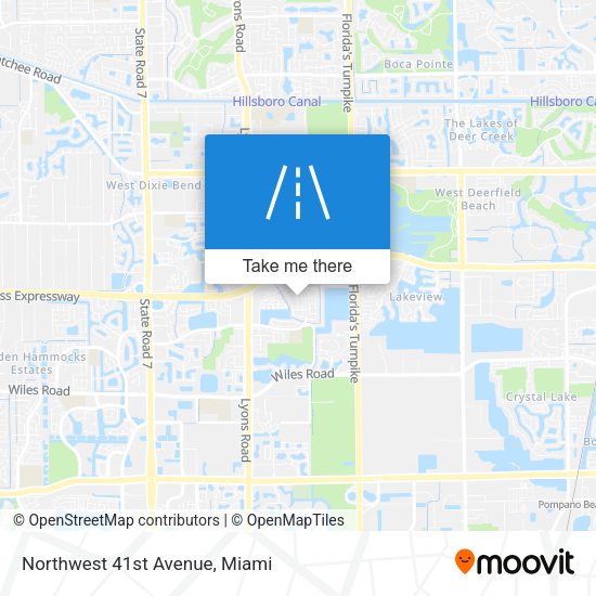 Northwest 41st Avenue map