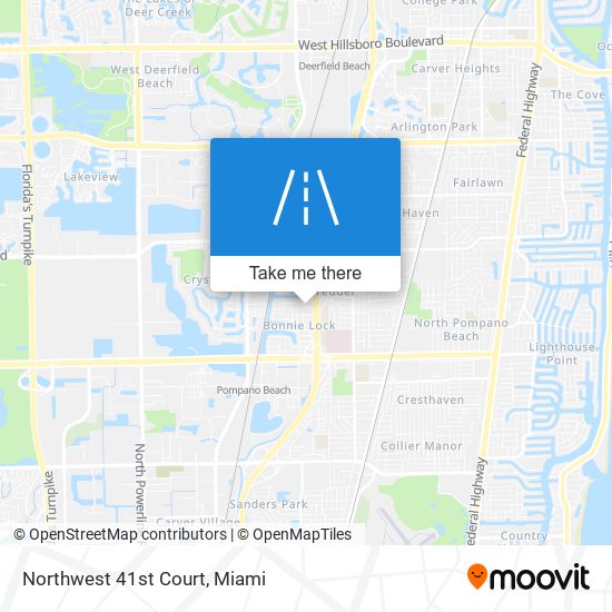 Mapa de Northwest 41st Court