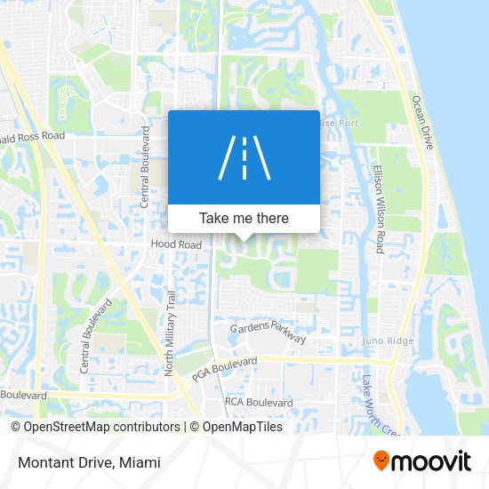 Mapa de Montant Drive