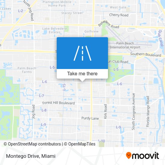 Mapa de Montego Drive