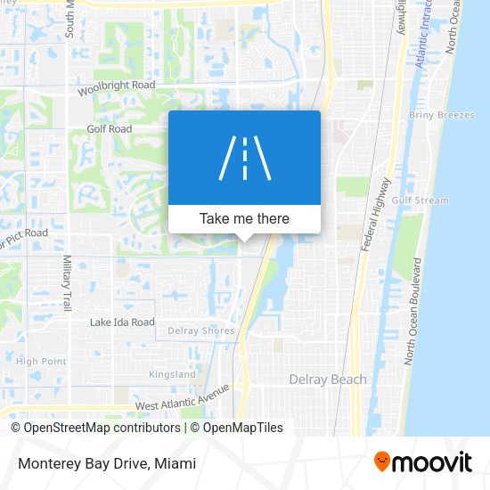 Monterey Bay Drive map