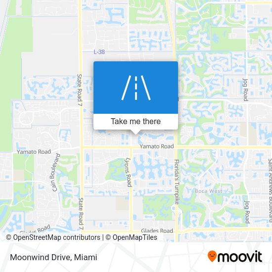 Mapa de Moonwind Drive