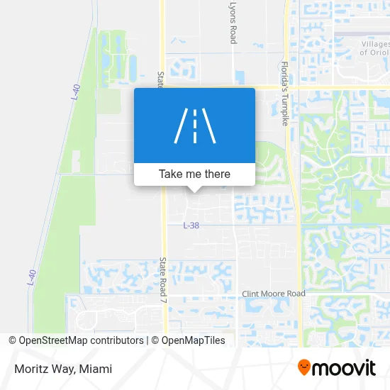 Moritz Way map