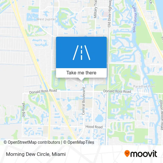 Morning Dew Circle map