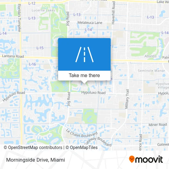 Morningside Drive map