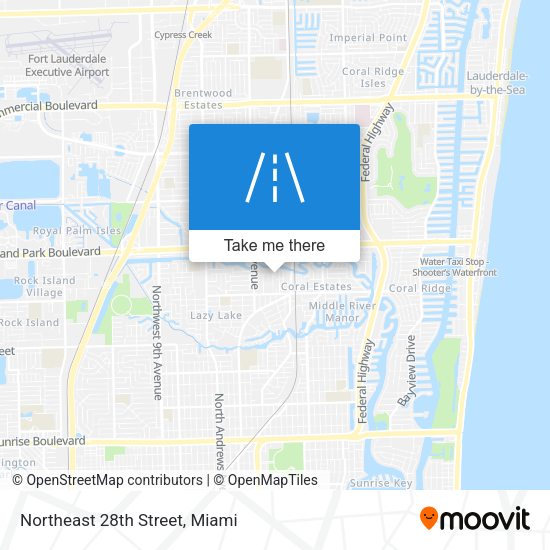 Mapa de Northeast 28th Street