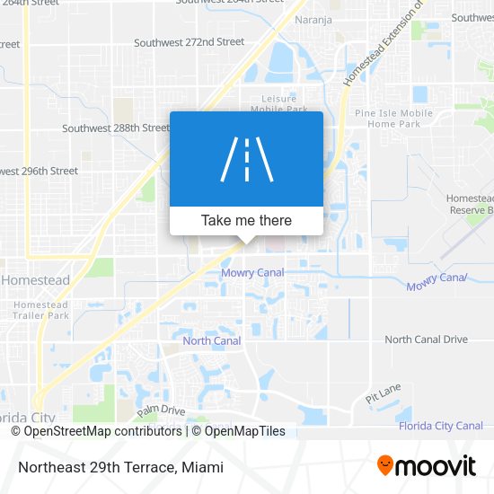 Mapa de Northeast 29th Terrace