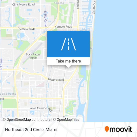 Mapa de Northeast 2nd Circle