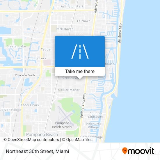 Mapa de Northeast 30th Street