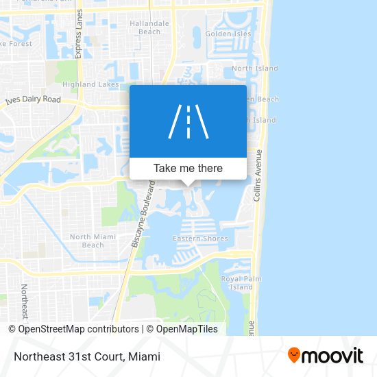 Mapa de Northeast 31st Court